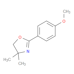 2-(4-METHOXYPHENYL)-4,4-DIMETHYL-4,5-DIHYDRO-1,3-OXAZOLE