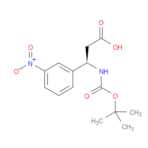 (R)-3-((TERT-BUTOXYCARBONYL)AMINO)-3-(3-NITROPHENYL)PROPANOIC ACID