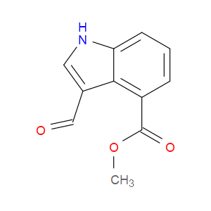 METHYL 3-FORMYL-1H-INDOLE-4-CARBOXYLATE - Click Image to Close