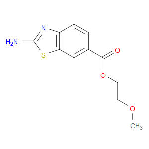 2-METHOXYETHYL 2-AMINOBENZO[D]THIAZOLE-6-CARBOXYLATE - Click Image to Close