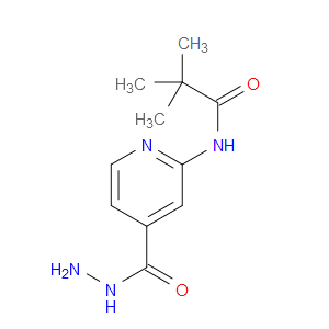 N-(4-HYDRAZINOCARBONYL-PYRIDIN-2-YL)-2,2-DIMETHYL-PROPIONAMIDE - Click Image to Close