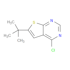 6-TERT-BUTYL-4-CHLOROTHIENO[2,3-D]PYRIMIDINE