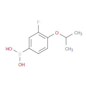 3-FLUORO-4-ISOPROPOXYPHENYLBORONIC ACID - Click Image to Close