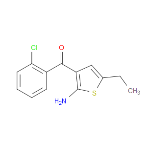 (2-AMINO-5-ETHYLTHIOPHEN-3-YL)(2-CHLOROPHENYL)METHANONE
