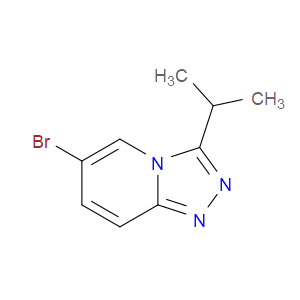 6-BROMO-3-ISOPROPYL-[1,2,4]TRIAZOLO[4,3-A]PYRIDINE