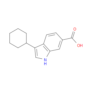 3-CYCLOHEXYL-1H-INDOLE-6-CARBOXYLIC ACID