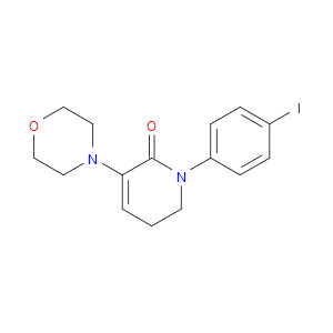 1-(4-IODOPHENYL)-3-MORPHOLINO-5,6-DIHYDROPYRIDIN-2(1H)-ONE