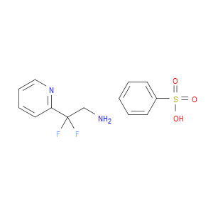 2,2-DIFLUORO-2-(PYRIDIN-2-YL)ETHANAMINE BENZENESULFONATE