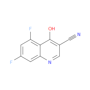 5,7-DIFLUORO-4-HYDROXYQUINOLINE-3-CARBONITRILE - Click Image to Close