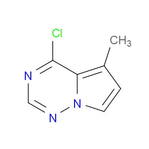 4-CHLORO-5-METHYLPYRROLO[2,1-F][1,2,4]TRIAZINE - Click Image to Close