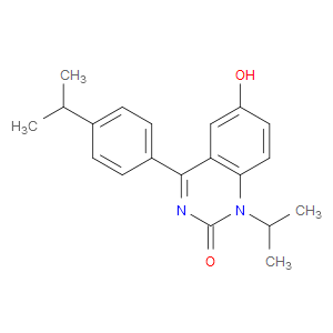 6-HYDROXY-1-ISOPROPYL-4-(4-ISOPROPYLPHENYL)QUINAZOLIN-2(1H)-ONE - Click Image to Close