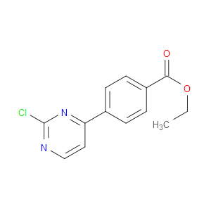 ETHYL 4-(2-CHLOROPYRIMIDIN-4-YL)BENZOATE