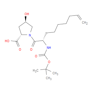 (2S,4R)-1-((S)-2-((TERT-BUTOXYCARBONYL)AMINO)NON-8-ENOYL)-4-HYDROXYPYRROLIDINE-2-CARBOXYLIC ACID - Click Image to Close