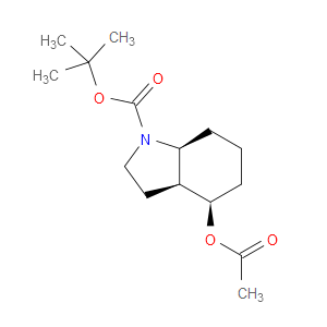 (3AS,4R,7AS)-TERT-BUTYL 4-ACETOXYOCTAHYDRO-1H-INDOLE-1-CARBOXYLATE