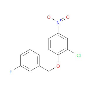2-CHLORO-1-(3-FLUOROBENZYLOXY)-4-NITROBENZENE