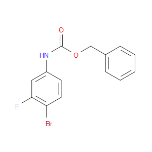 BENZYL (4-BROMO-3-FLUOROPHENYL)CARBAMATE