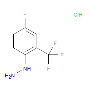 (4-FLUORO-2-(TRIFLUOROMETHYL)PHENYL)HYDRAZINE HYDROCHLORIDE - Click Image to Close