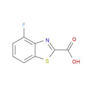 4-FLUOROBENZO[D]THIAZOLE-2-CARBOXYLIC ACID - Click Image to Close