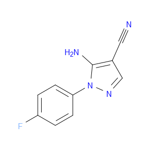 5-AMINO-1-(4-FLUOROPHENYL)-1H-PYRAZOLE-4-CARBONITRILE - Click Image to Close