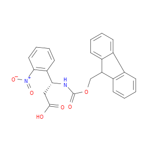 (R)-3-((((9H-FLUOREN-9-YL)METHOXY)CARBONYL)AMINO)-3-(2-NITROPHENYL)PROPANOIC ACID
