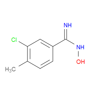 3-CHLORO-N-HYDROXY-4-METHYL-BENZAMIDINE