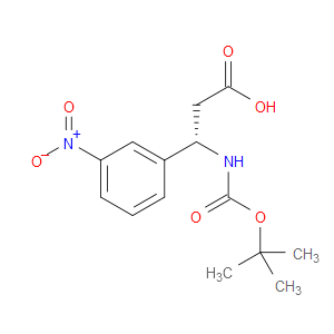 (S)-3-((TERT-BUTOXYCARBONYL)AMINO)-3-(3-NITROPHENYL)PROPANOIC ACID