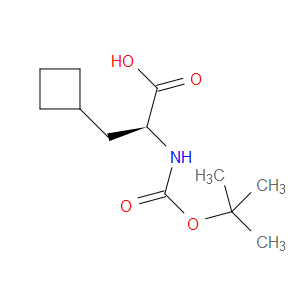 (S)-2-((TERT-BUTOXYCARBONYL)AMINO)-3-CYCLOBUTYLPROPANOIC ACID - Click Image to Close