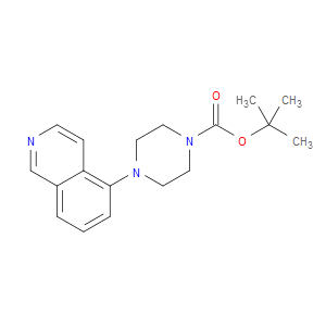TERT-BUTYL 4-(ISOQUINOLIN-5-YL)PIPERAZINE-1-CARBOXYLATE