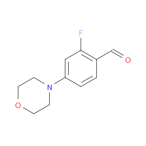 2-FLUORO-4-MORPHOLINOBENZALDEHYDE - Click Image to Close