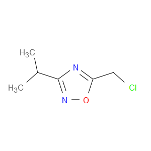 5-(CHLOROMETHYL)-3-ISOPROPYL-1,2,4-OXADIAZOLE