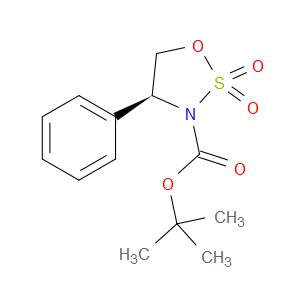 TERT-BUTYL (4S)-2,2-DIOXO-4-PHENYL-1,2,3-OXATHIAZOLIDINE-3-CARBOXYLATE