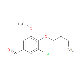 4-BUTOXY-3-CHLORO-5-METHOXYBENZALDEHYDE - Click Image to Close