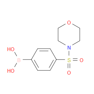 4-(MORPHOLINOSULFONYL)PHENYLBORONIC ACID - Click Image to Close