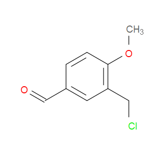 3-(CHLOROMETHYL)-4-METHOXYBENZALDEHYDE