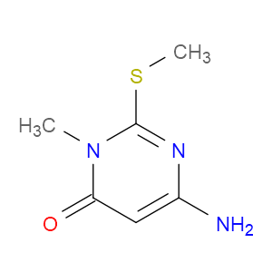 6-AMINO-3-METHYL-2-(METHYLTHIO)PYRIMIDIN-4(3H)-ONE