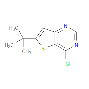 6-TERT-BUTYL-4-CHLOROTHIENO[3,2-D]PYRIMIDINE