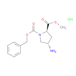 (2R,4S)-1-BENZYL 2-METHYL 4-AMINOPYRROLIDINE-1,2-DICARBOXYLATE HYDROCHLORIDE