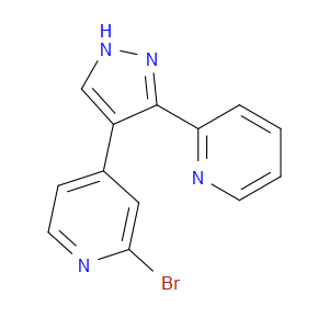 2-BROMO-4-(3-(PYRIDIN-2-YL)-1H-PYRAZOL-4-YL)PYRIDINE