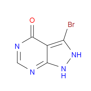 3-BROMO-1,5-DIHYDRO-4H-PYRAZOLO[3,4-D]PYRIMIDIN-4-ONE - Click Image to Close