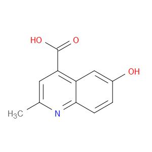 6-HYDROXY-2-METHYLQUINOLINE-4-CARBOXYLIC ACID - Click Image to Close