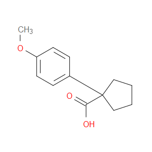 1-(4-METHOXYPHENYL)CYCLOPENTANECARBOXYLIC ACID