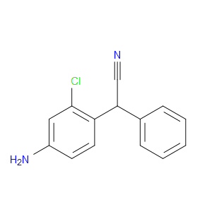 (4-AMINO-2-CHLOROPHENYL)(PHENYL)ACETONITRILE