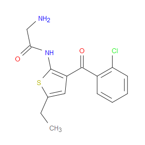 2-AMINO-N-(3-(2-CHLOROBENZOYL)-5-ETHYLTHIOPHEN-2-YL)ACETAMIDE - Click Image to Close