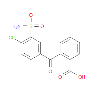 2-(4-CHLORO-3-SULFAMOYLBENZOYL)BENZOIC ACID