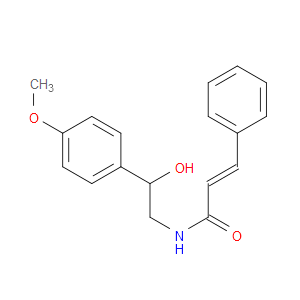 N-(2-HYDROXY-2-(4-METHOXYPHENYL)ETHYL)CINNAMAMIDE