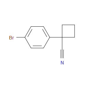 1-(4-BROMOPHENYL)CYCLOBUTANECARBONITRILE - Click Image to Close