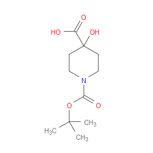 1-(TERT-BUTOXYCARBONYL)-4-HYDROXYPIPERIDINE-4-CARBOXYLIC ACID