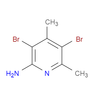 3,5-DIBROMO-4,6-DIMETHYLPYRIDIN-2-AMINE