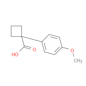 1-(4-METHOXYPHENYL)CYCLOBUTANECARBOXYLIC ACID