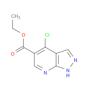 ETHYL 4-CHLORO-1H-PYRAZOLO[3,4-B]PYRIDINE-5-CARBOXYLATE